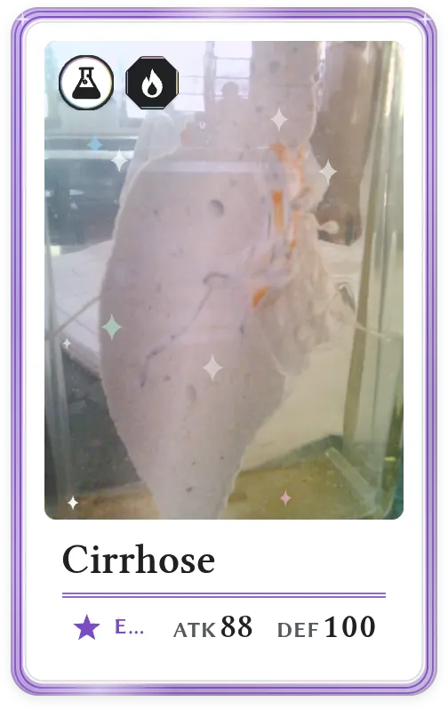 Cirrhose, Épique, ATK 88, DEF 100