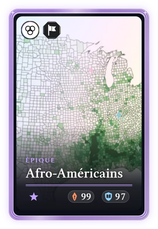 Afro-Américains, Épique, ATK 99, DEF 97
