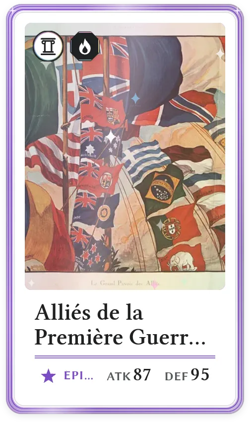 Alliés de la Première Guerre mondiale, Épique, ATK 87, DEF 95