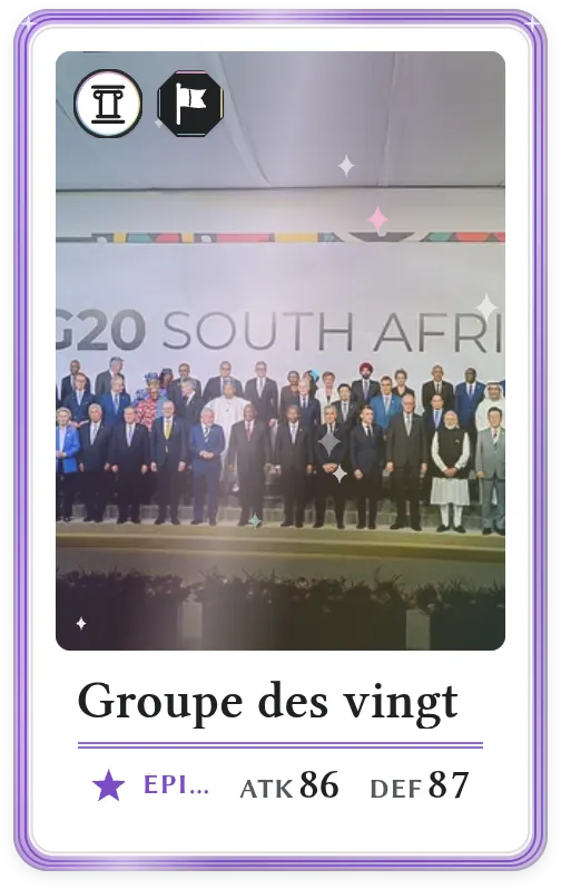 Groupe des vingt, Épique, ATK 86, DEF 87