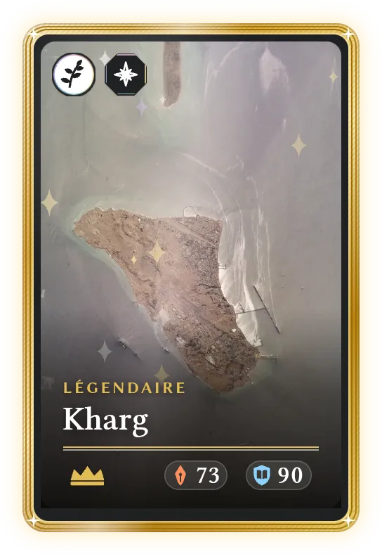 Kharg, Légendaire, ATK 73, DEF 90
