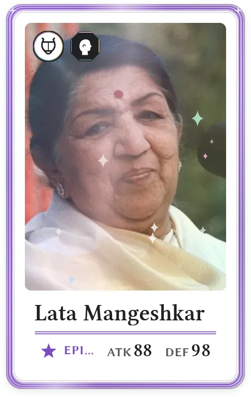 Lata Mangeshkar, Épique, ATK 88, DEF 98