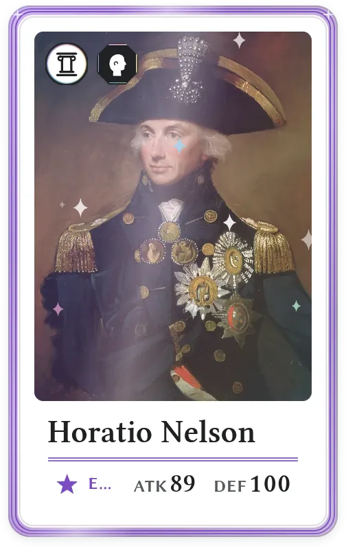 Horatio Nelson, Épique, ATK 89, DEF 100