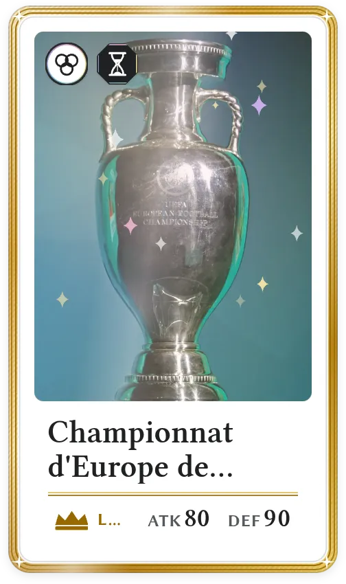Championnat d'Europe de football, Légendaire, ATK 80, DEF 90