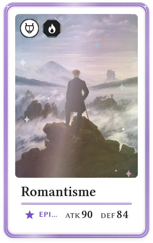 Romantisme, Épique, ATK 90, DEF 84