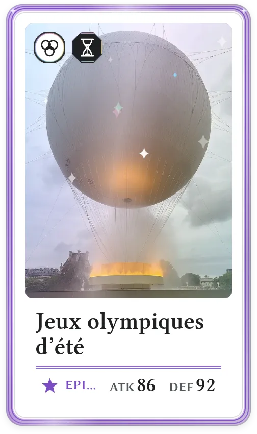 Jeux olympiques d’été, Épique, ATK 86, DEF 92