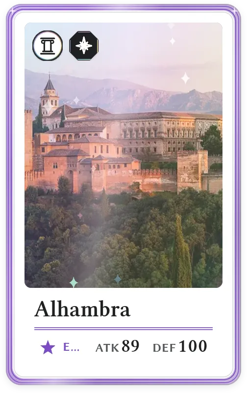Alhambra, Épique, ATK 89, DEF 100