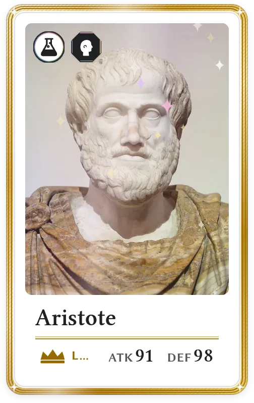 Aristote, Légendaire, ATK 91, DEF 98