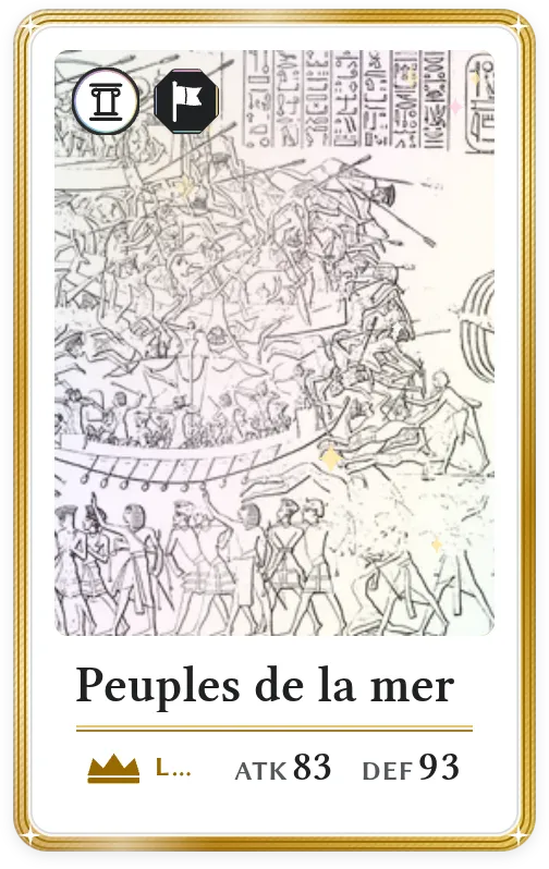 Peuples de la mer, Légendaire, ATK 83, DEF 93