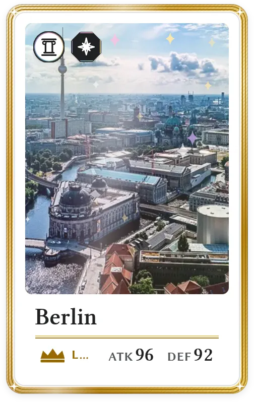 Berlin, Légendaire, ATK 96, DEF 92