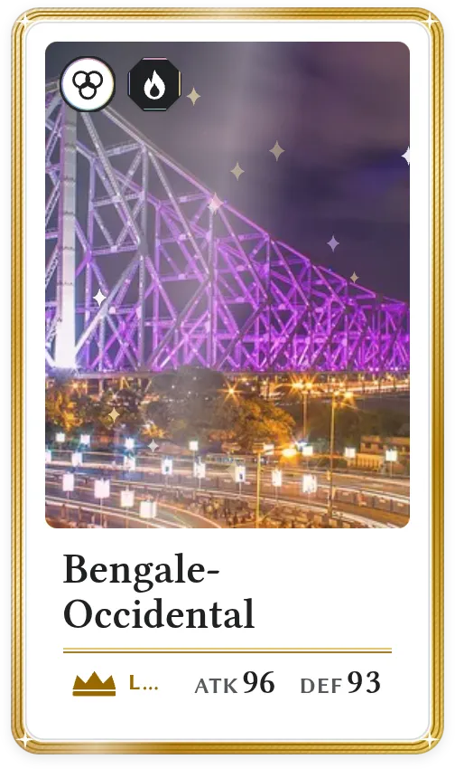 Bengale-Occidental, Légendaire, ATK 96, DEF 93