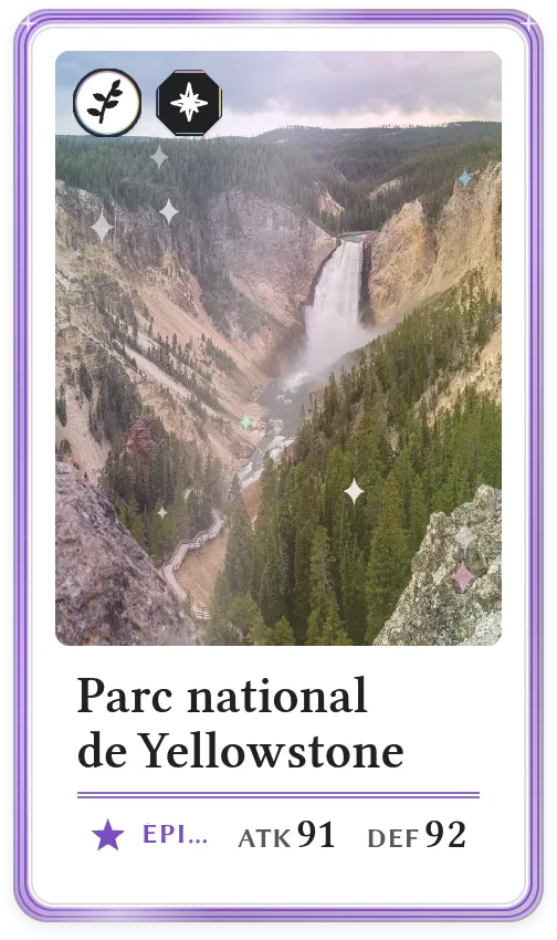Parc national de Yellowstone, Épique, ATK 91, DEF 92