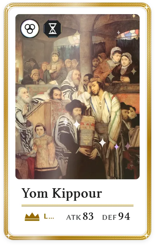 Yom Kippour, Légendaire, ATK 83, DEF 94