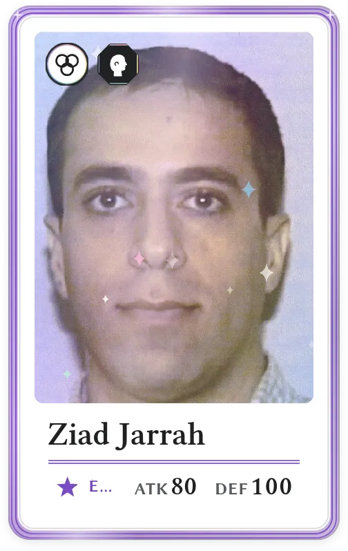 Ziad Jarrah, Épique, ATK 80, DEF 100