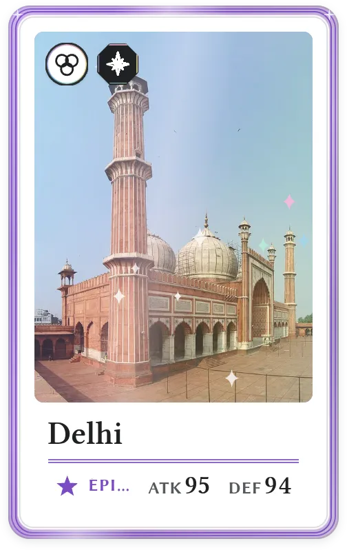 Delhi, Épique, ATK 95, DEF 94