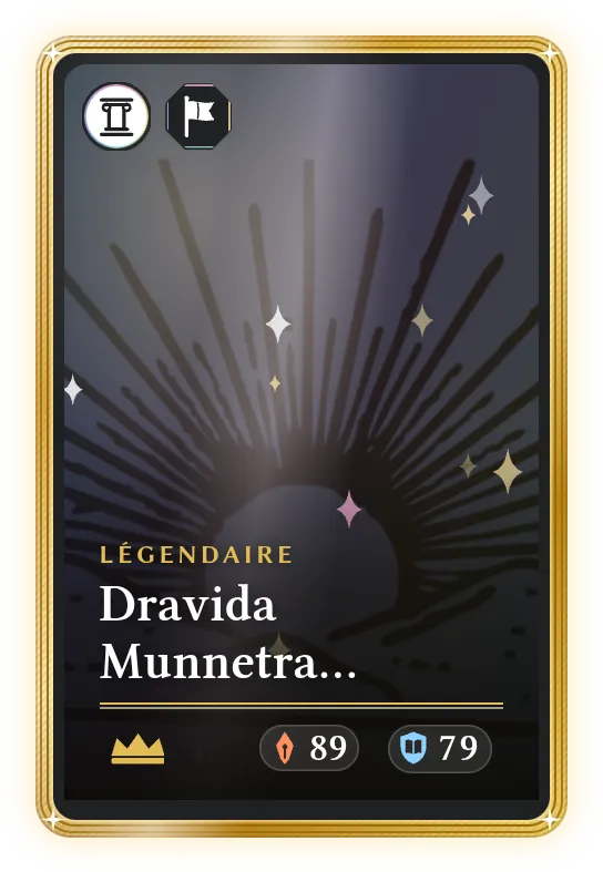 Dravida Munnetra Kazhagam, Légendaire, ATK 89, DEF 79