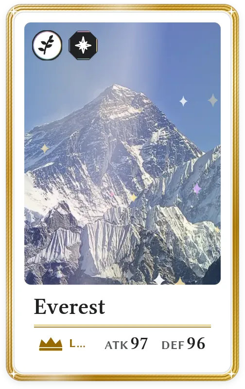 Everest, Légendaire, ATK 97, DEF 96
