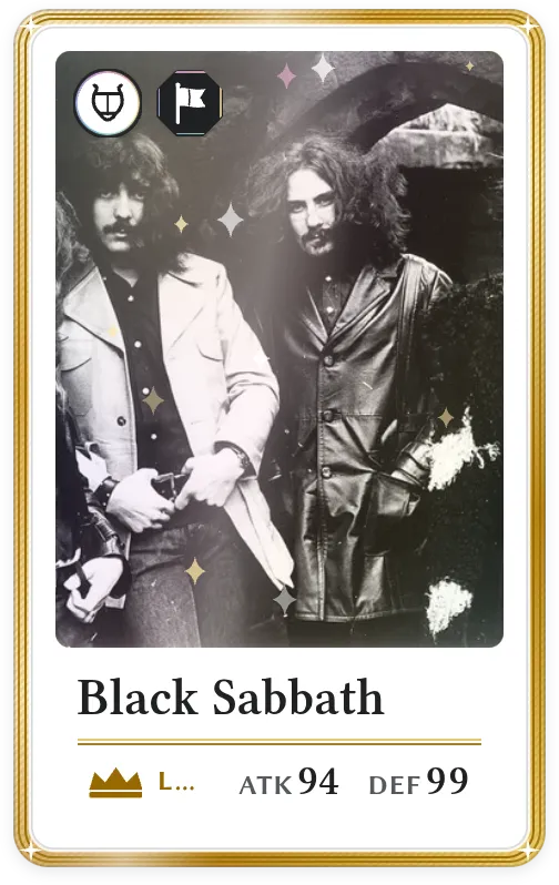 Black Sabbath, Légendaire, ATK 94, DEF 99