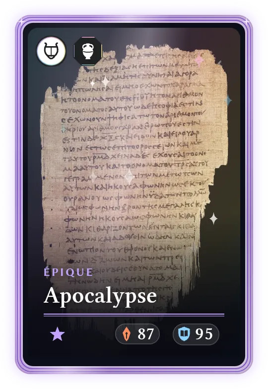 Apocalypse, Épique, ATK 87, DEF 95
