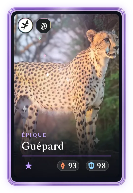 Guépard, Épique, ATK 93, DEF 98