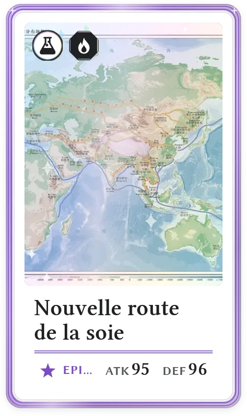 Nouvelle route de la soie, Épique, ATK 95, DEF 96