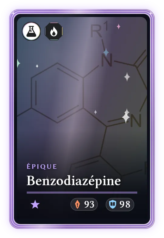 Benzodiazépine, Épique, ATK 93, DEF 98