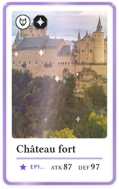 Château fort, Épique, ATK 87, DEF 97