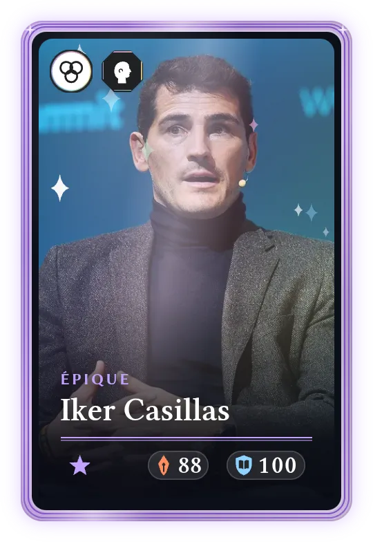 Iker Casillas, Épique, ATK 88, DEF 100