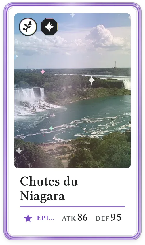 Chutes du Niagara, Épique, ATK 86, DEF 95