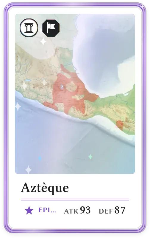 Aztèque, Épique, ATK 93, DEF 87