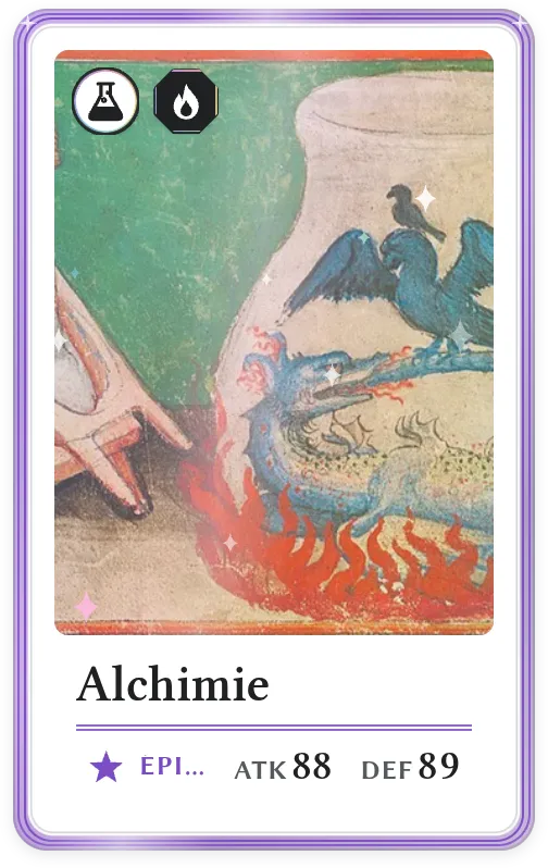 Alchimie, Épique, ATK 88, DEF 89