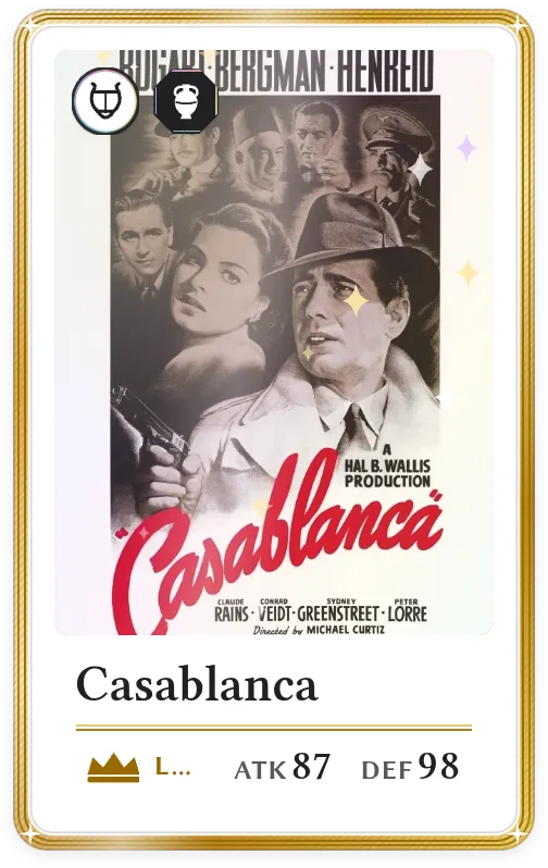 Casablanca, Légendaire, ATK 87, DEF 98