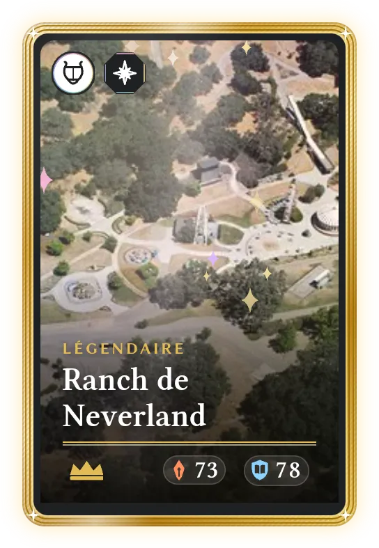 Ranch de Neverland, Légendaire, ATK 73, DEF 78