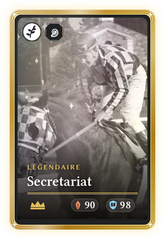 Secretariat, Légendaire, ATK 90, DEF 98
