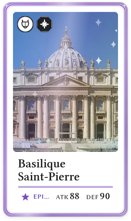 Basilique Saint-Pierre, Épique, ATK 88, DEF 90