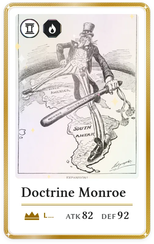 Doctrine Monroe, Légendaire, ATK 82, DEF 92