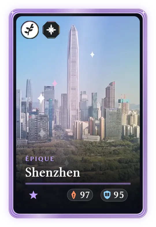 Shenzhen, Épique, ATK 97, DEF 95