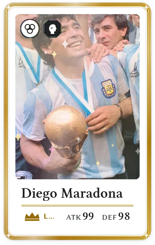 Diego Maradona, Légendaire, ATK 99, DEF 98