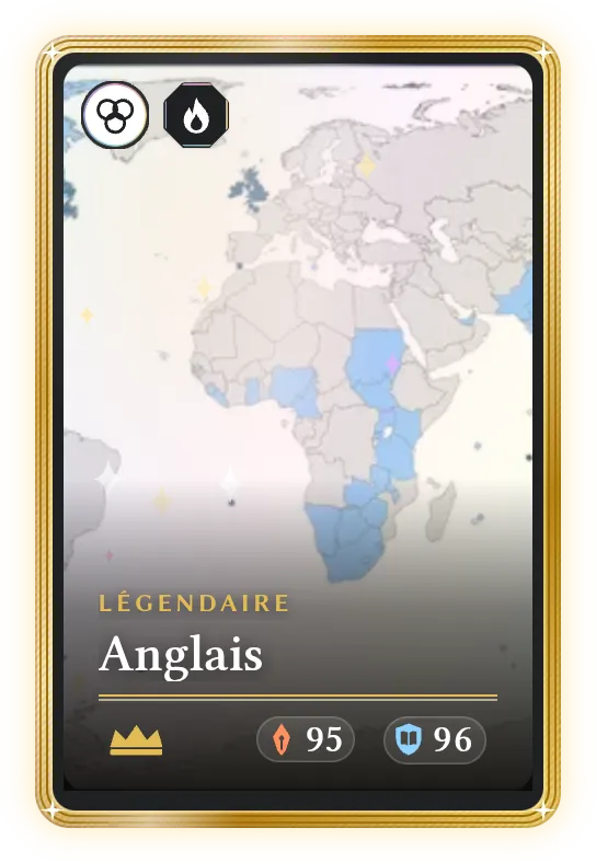 Anglais, Légendaire, ATK 95, DEF 96
