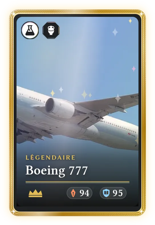 Boeing 777, Légendaire, ATK 94, DEF 95