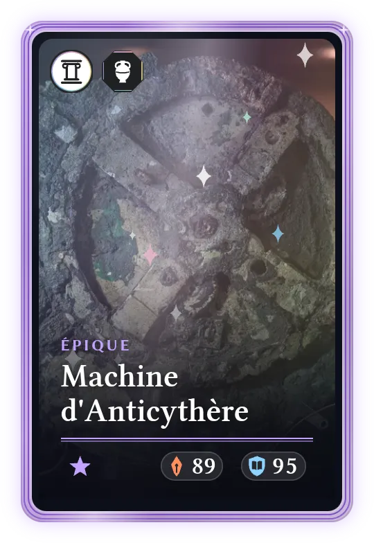 Machine d'Anticythère, Épique, ATK 89, DEF 95